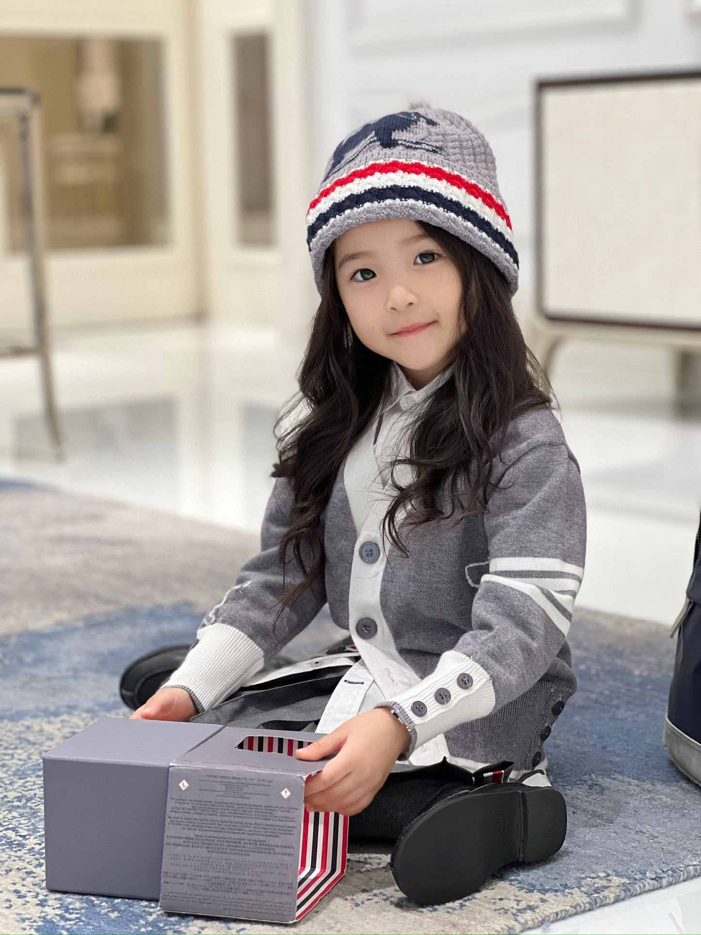 TB Cardigan/Skirt Set