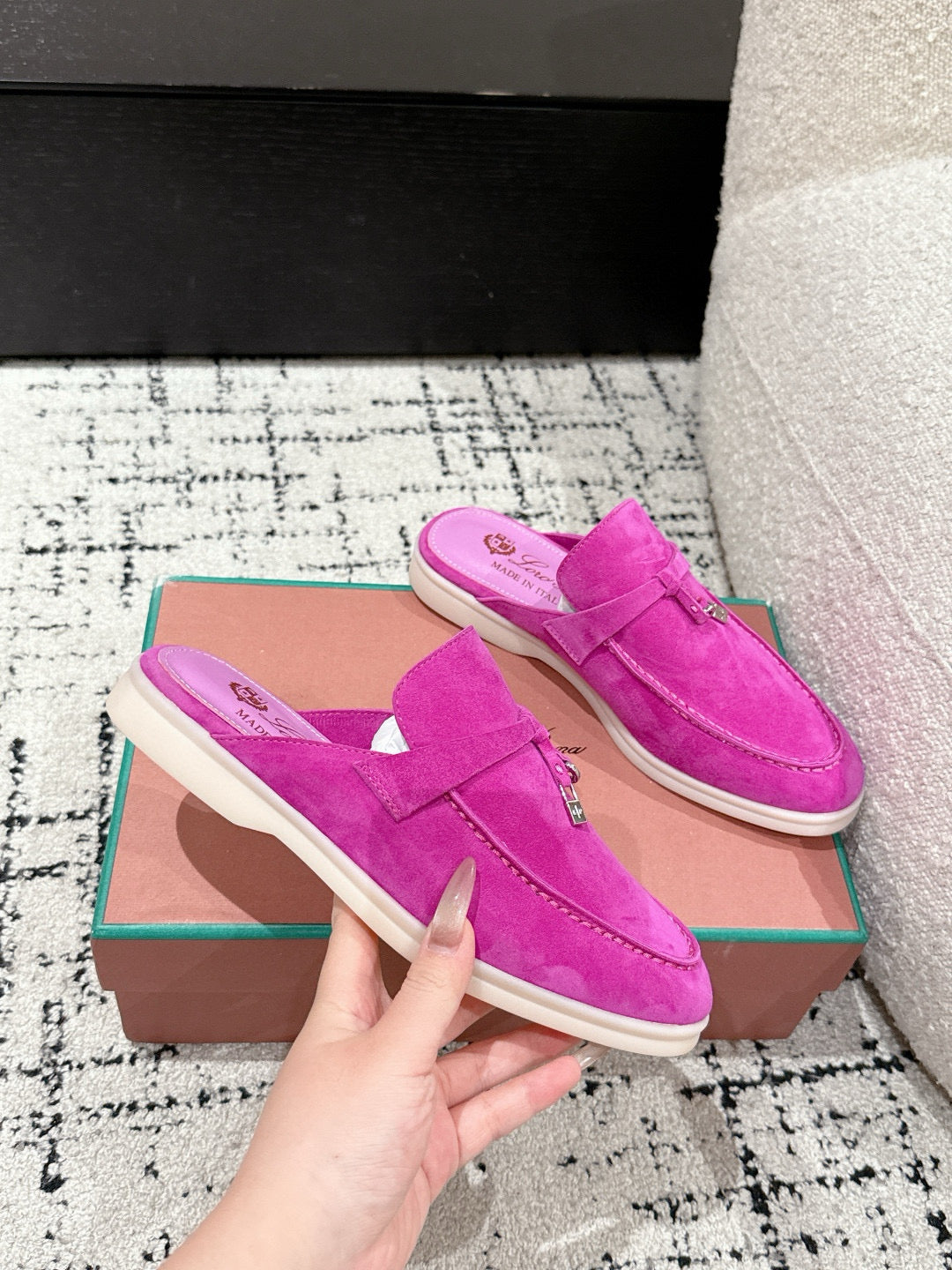 Loro Piana Sabot Loafers