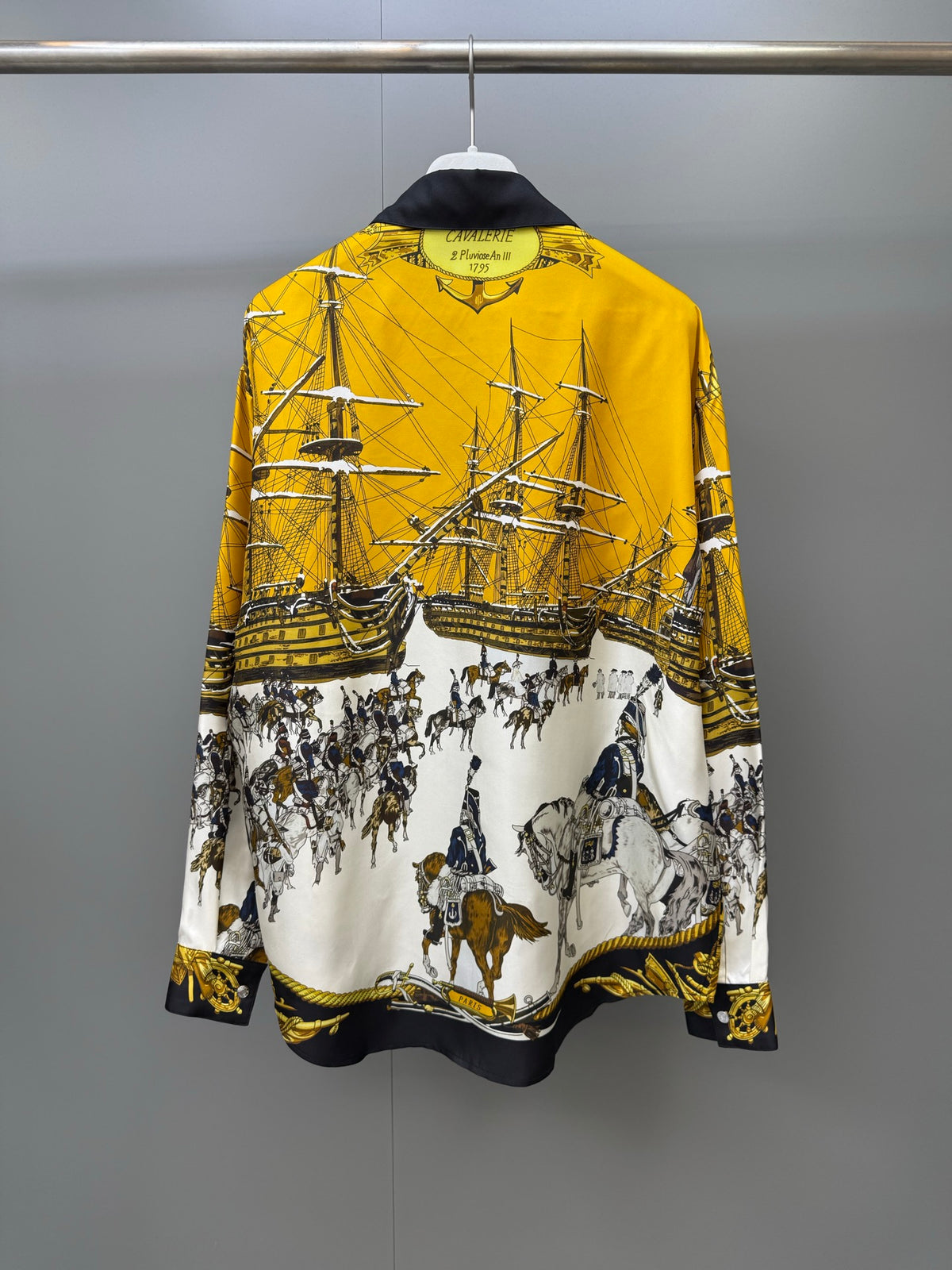Hermes Long Sleeve Silk Shirt