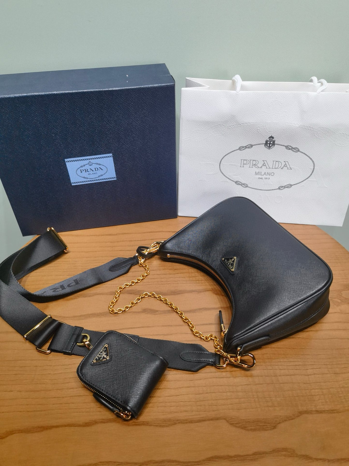 Prada 3 in 1 Cross Body Bag