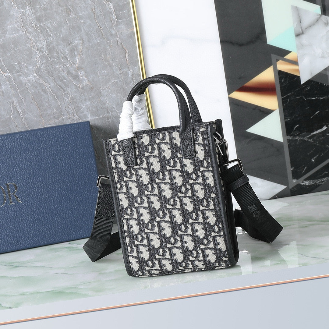 Dior Safari North South Mini Oblique Handbag