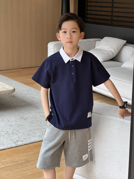 Thom Browne Polo/Pant Set