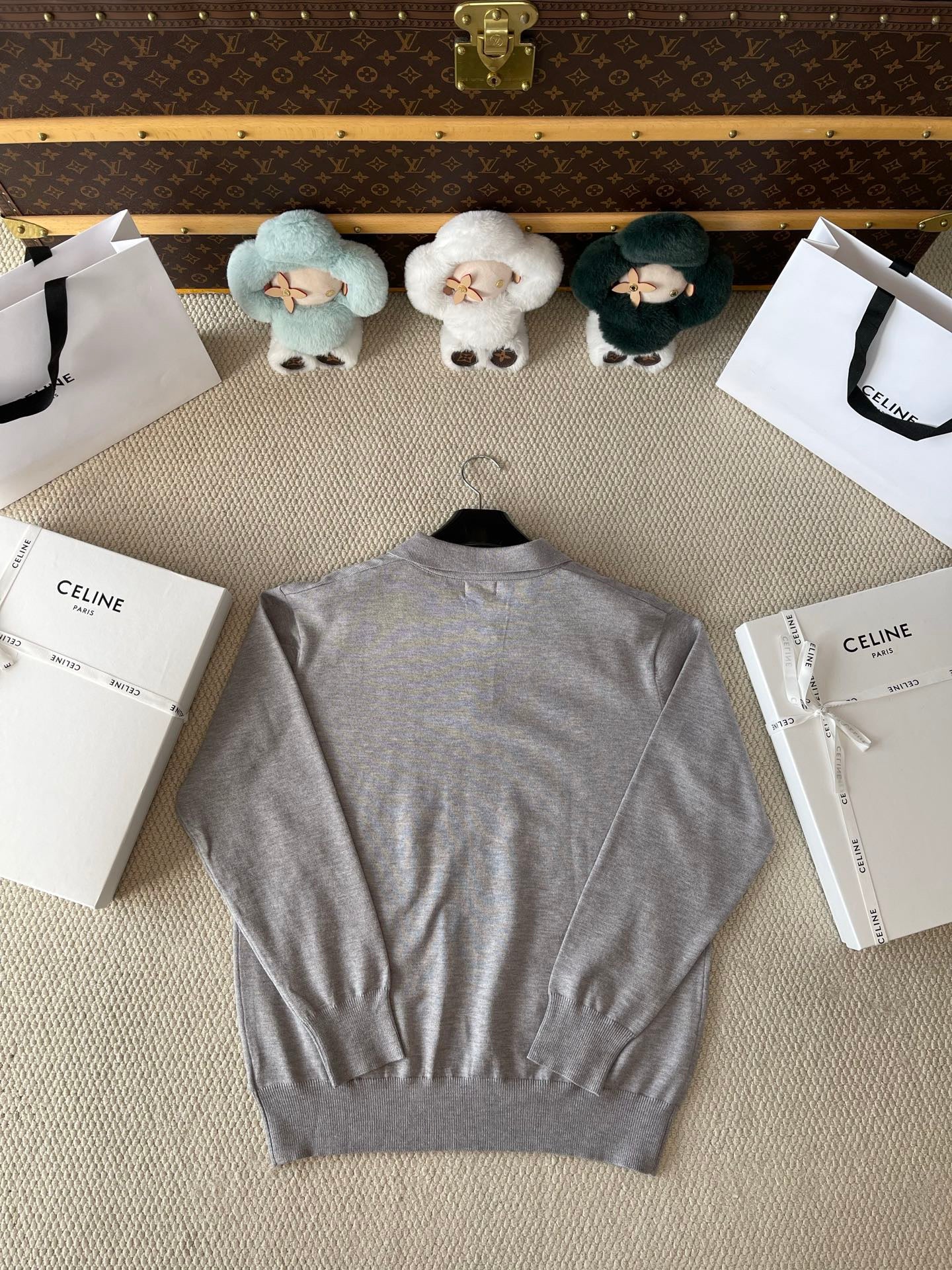Celine Long Sleeve Polo