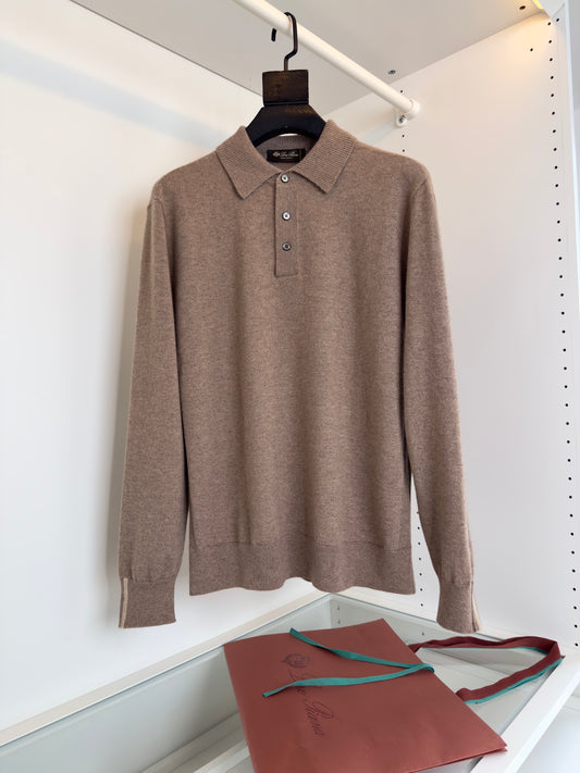 Loro Piana Long Sleeve Polo
