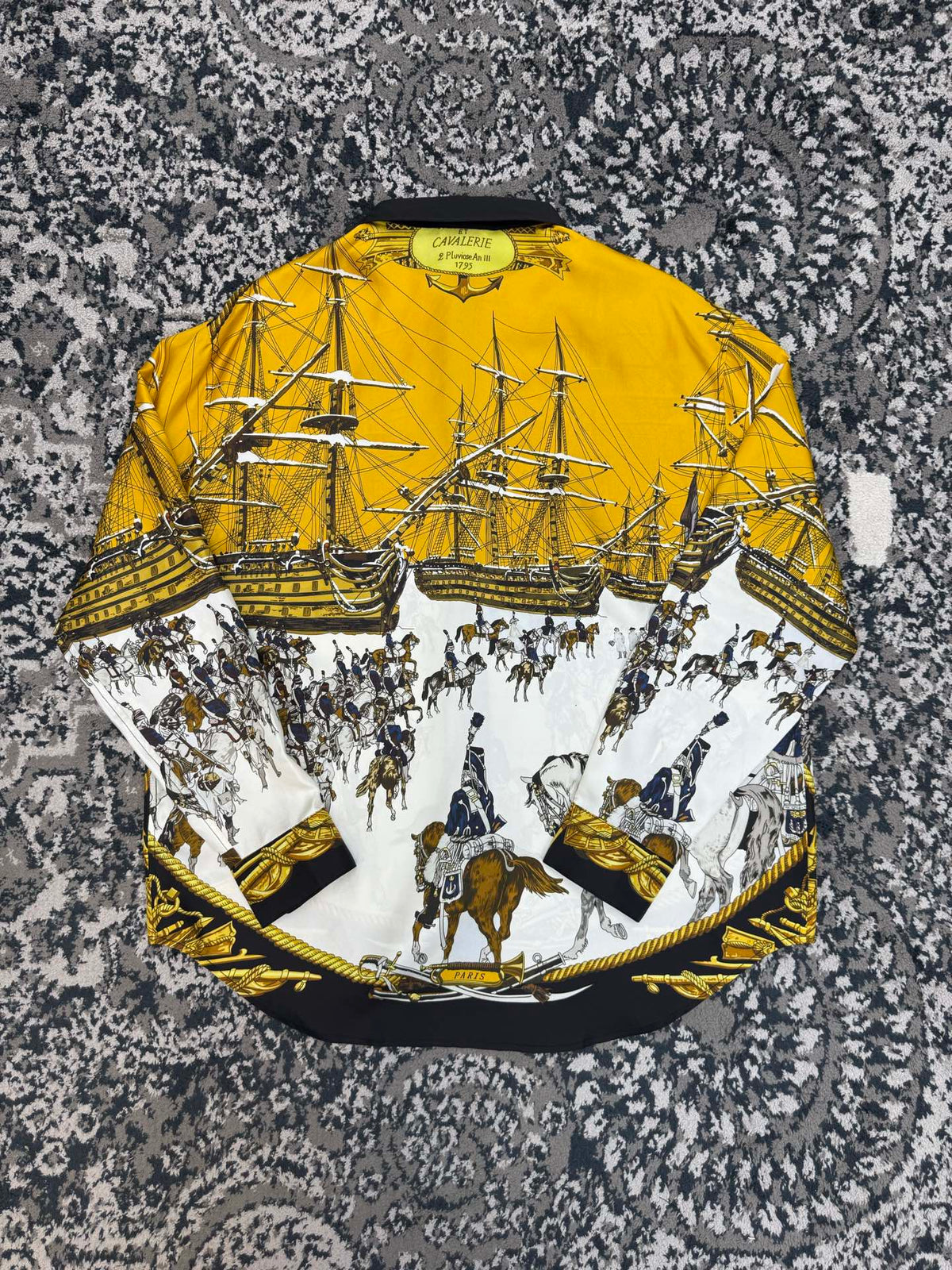 Hermes Long Sleeve Silk Shirt