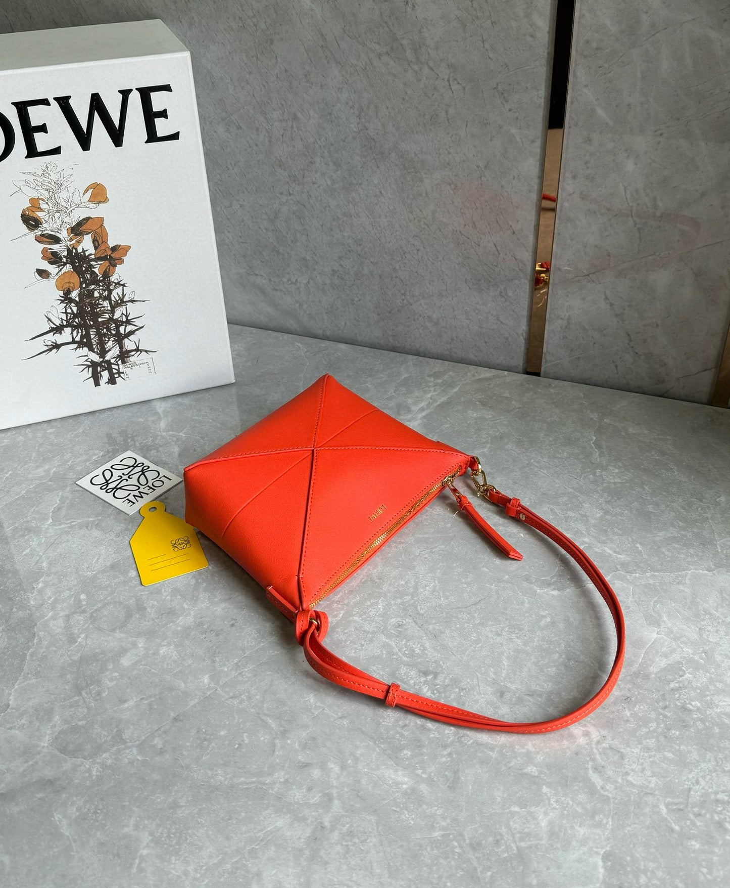 Loewe Puzzle Fold Pouch Mahjong Bag(23x6.5x15.5cm)