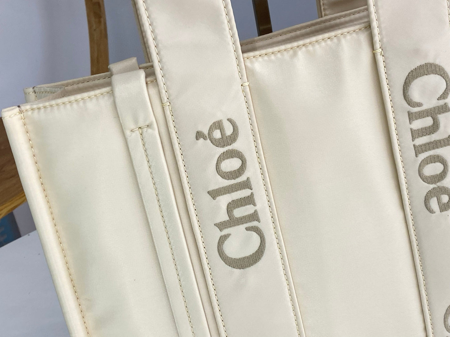 Chloe Woody Tote Bag