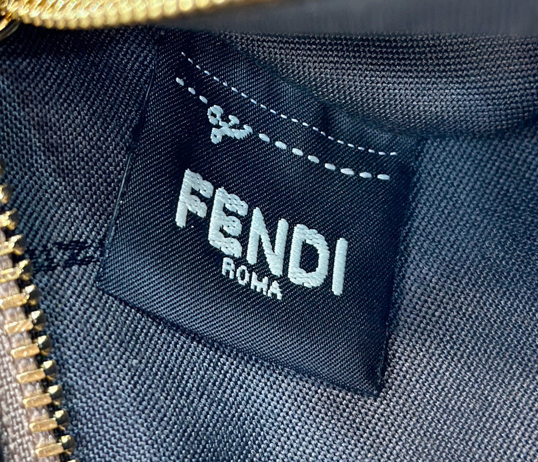 Fendi Pequin Roll Tote Bag (Large)
