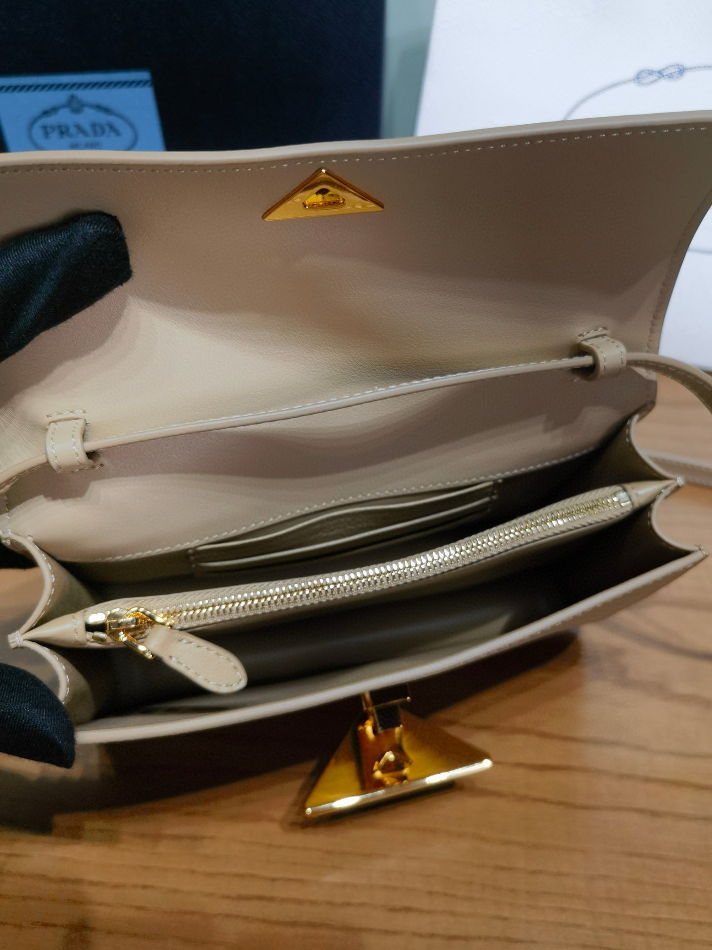 Prada Saffiano Cross Body Bag