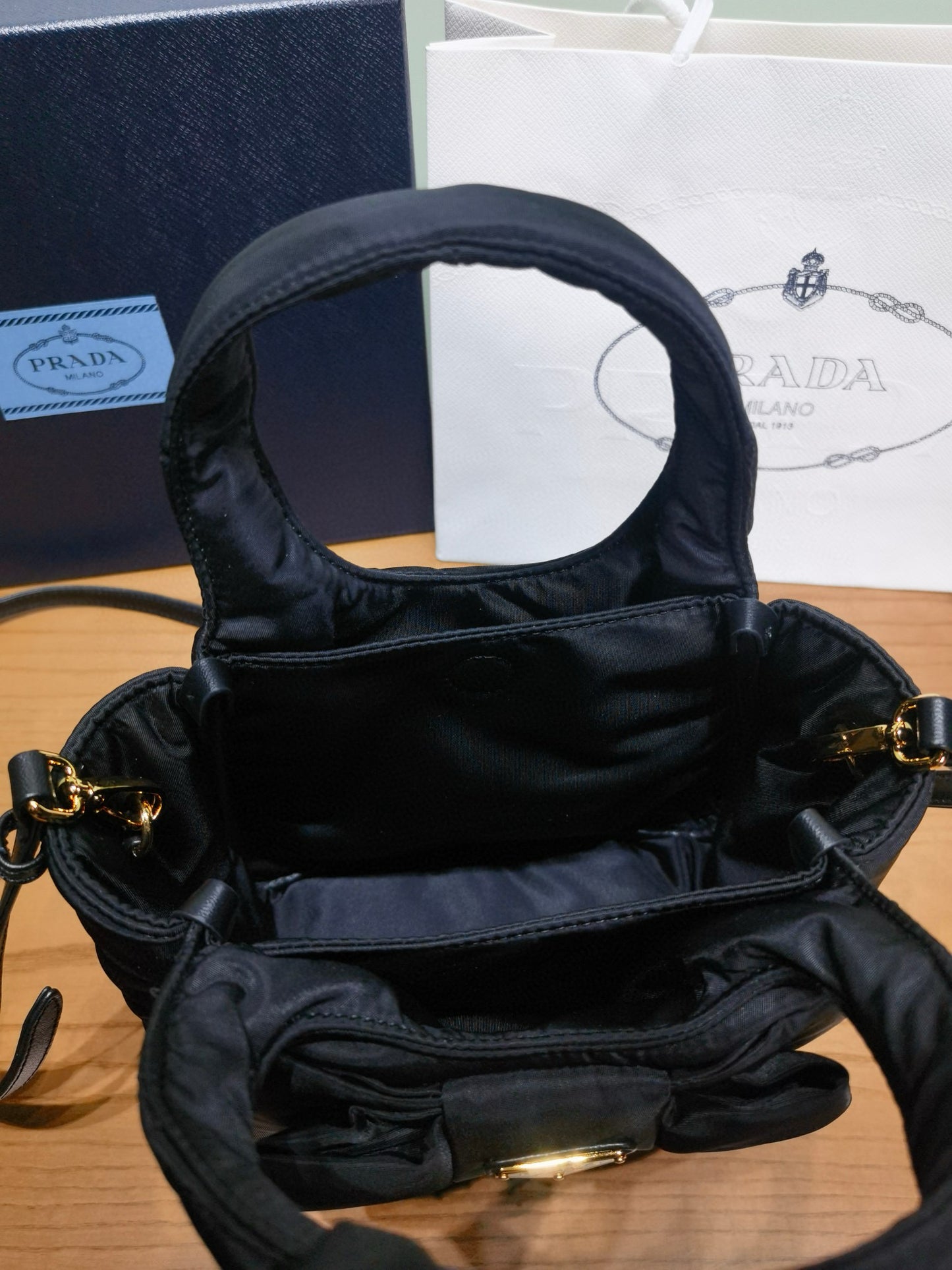 Prada Knot Mini Tote