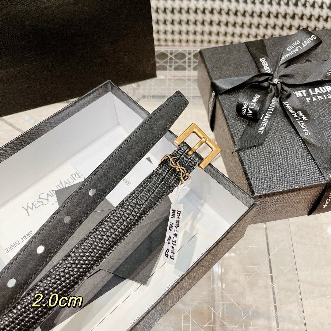 YSL Monogram (Width 3cm)