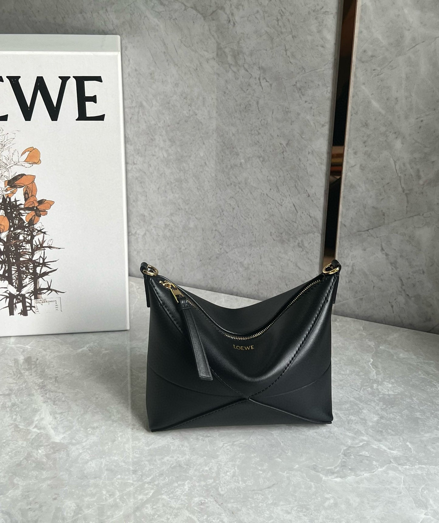 Loewe Puzzle Fold Pouch Mahjong Bag(23x6.5x15.5cm)