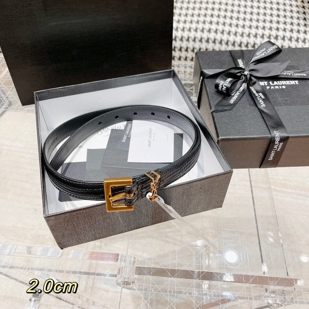 YSL Monogram (Width 3cm)