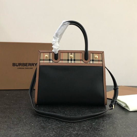 Burberry Vintage Two Handle Title Bag(32CM*15CM*25CM)