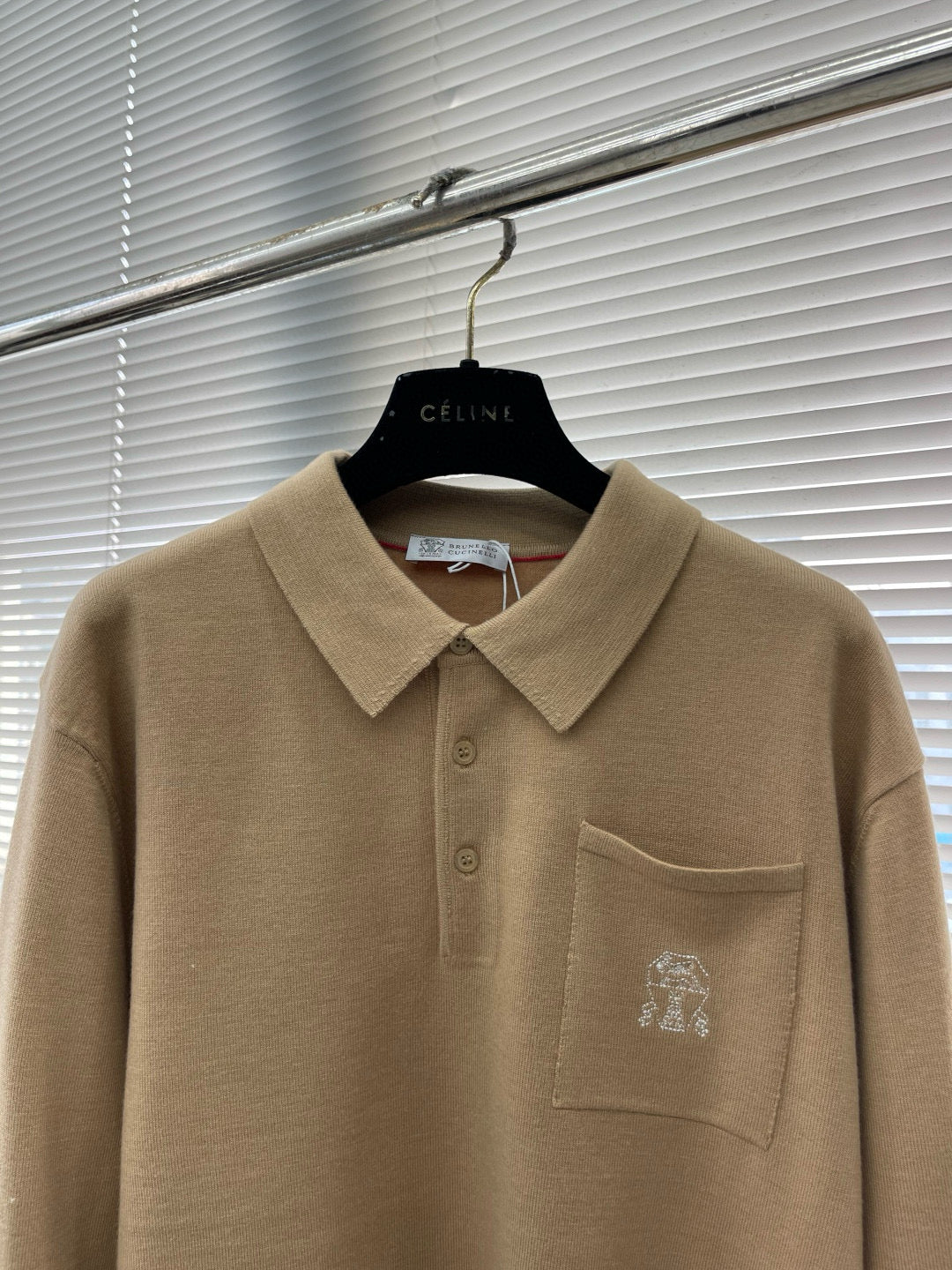 Brunello Cucinelli Long Sleeve Polo