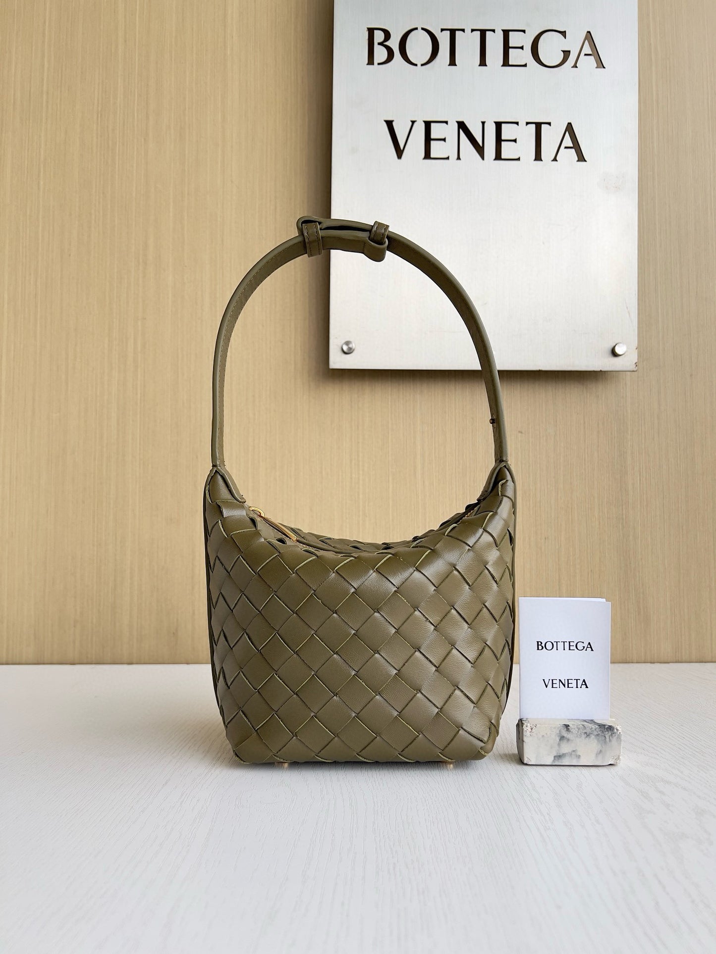 BV Wallace Mini Intrecciato Shoulder Bag