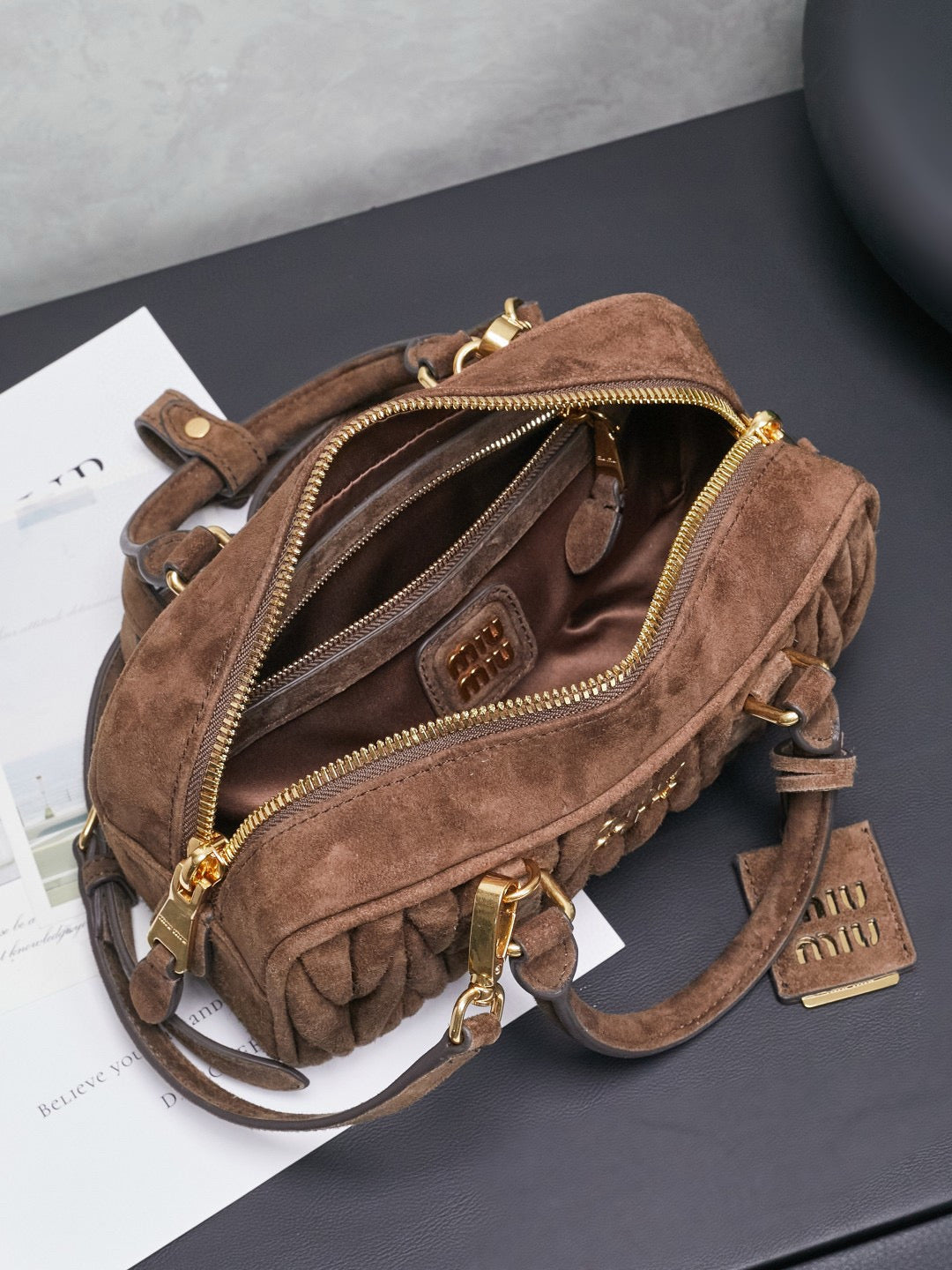 Miu Miu Bowling Bag 22x10.5x7.5cm
