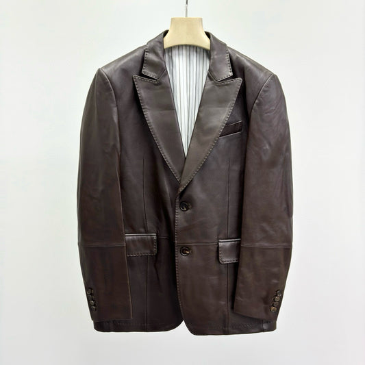 Brunello Cucinelli Leather Coat