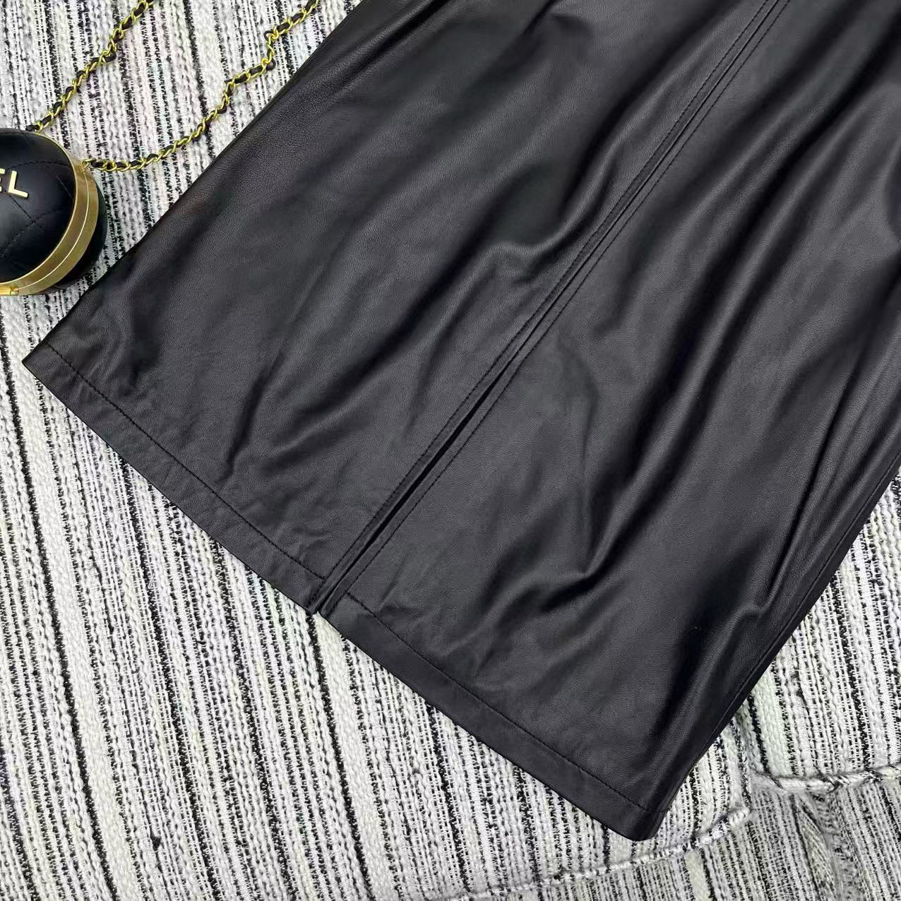 Chanel Leather Shorts