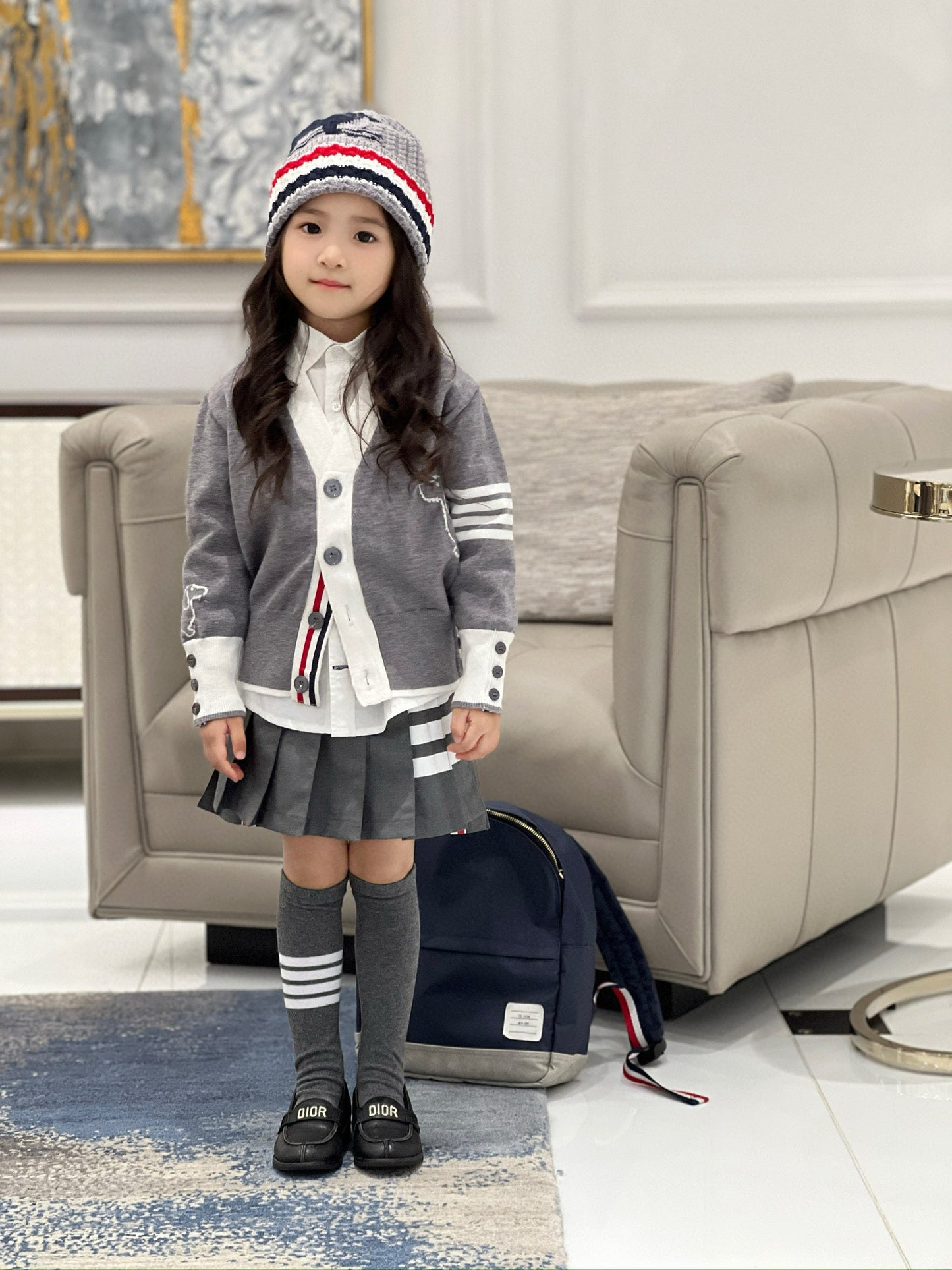 TB Cardigan/Skirt Set