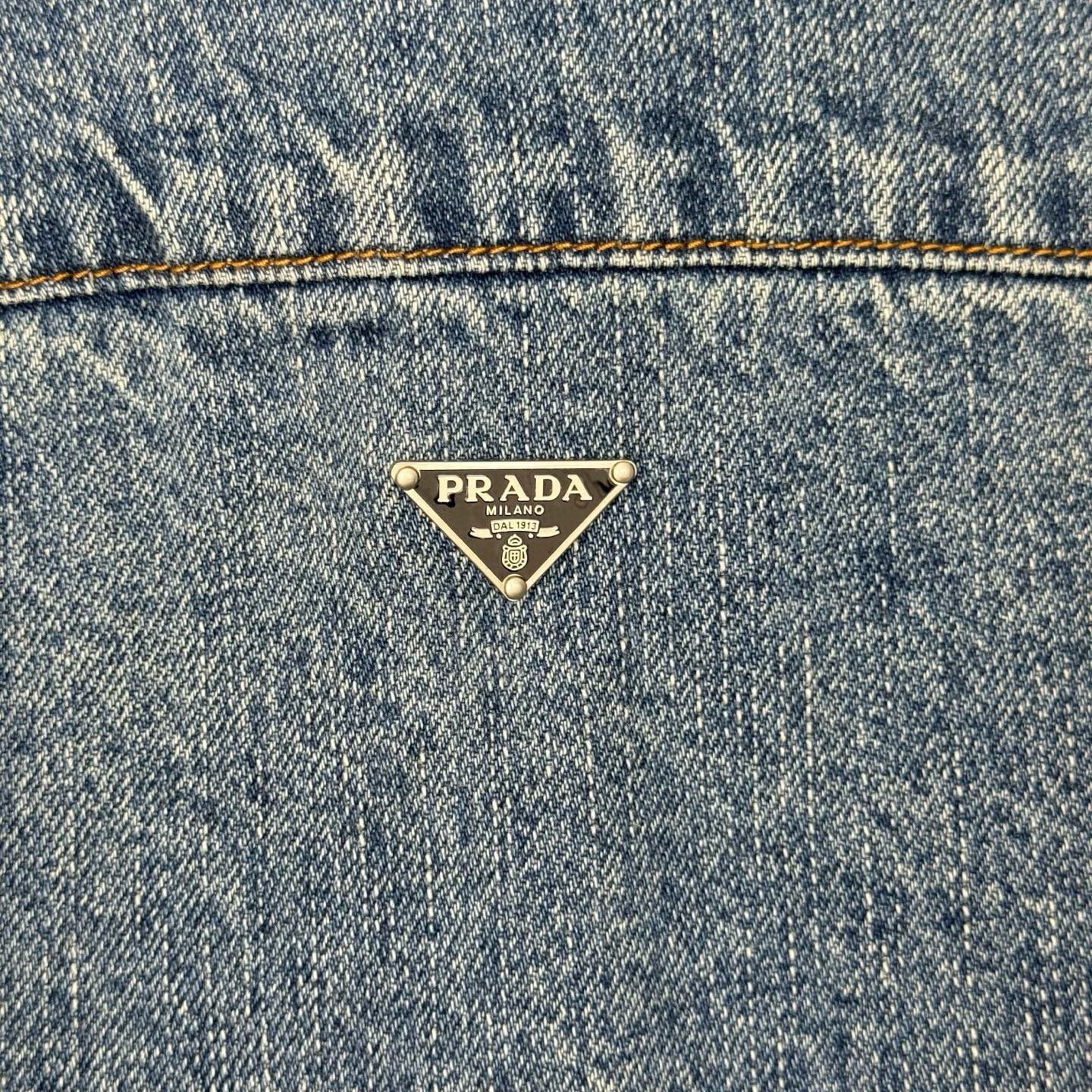 Prada Denim Blouson Jacket