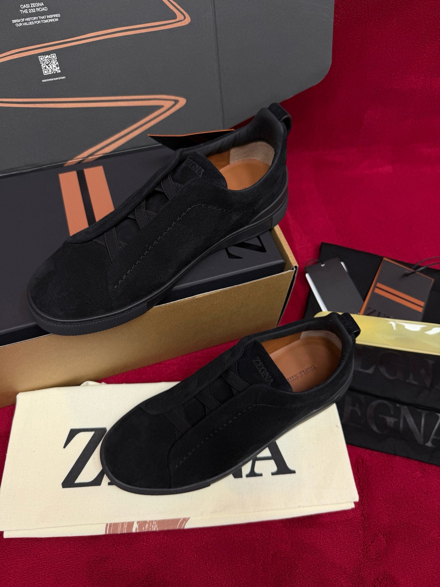 Zegna Suede Sneakers