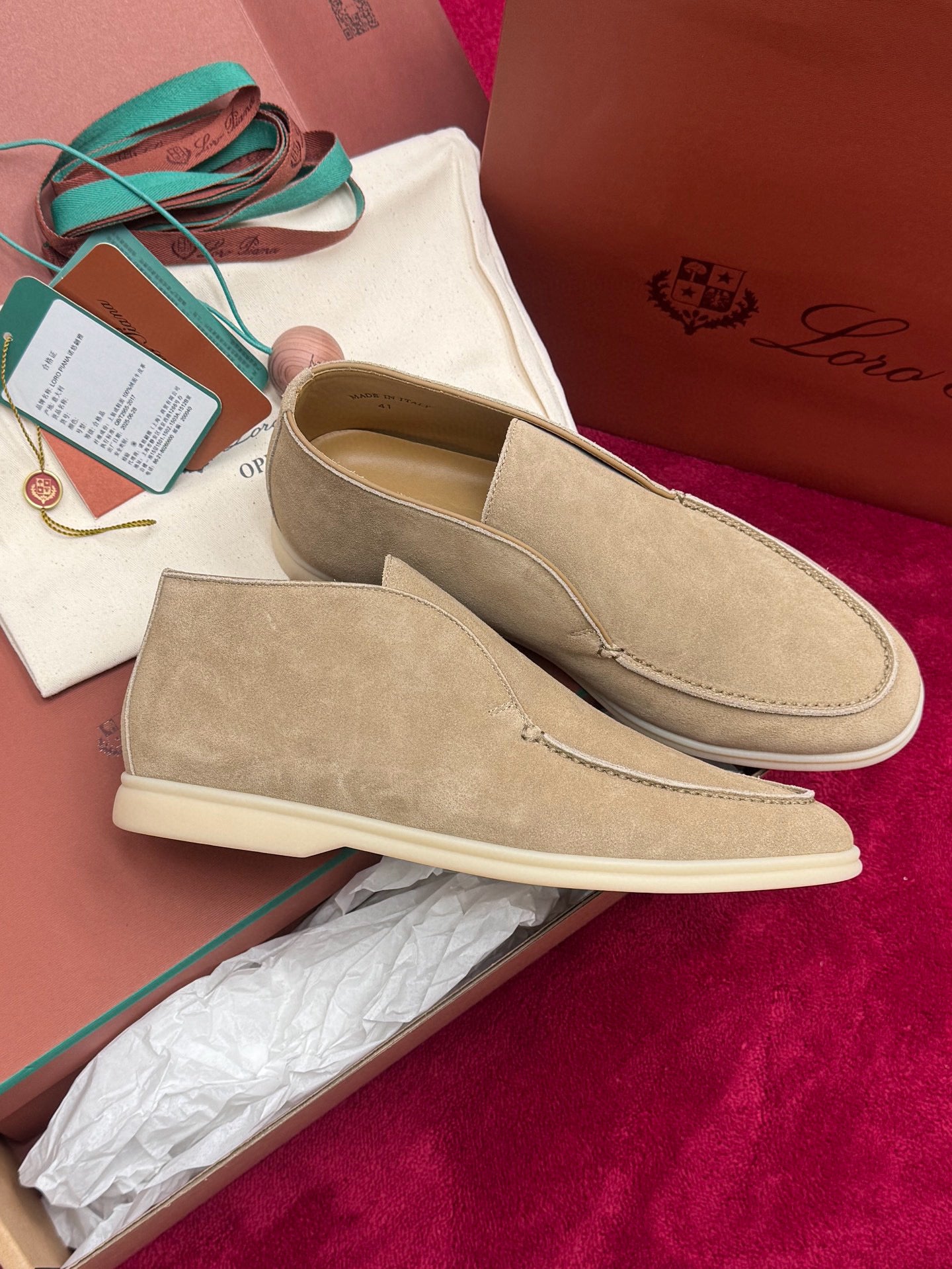 Loro Piana Open Walk Loafers