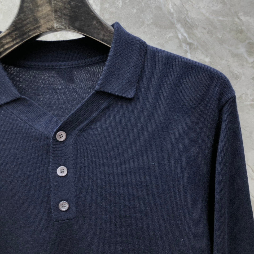 Thom Browne Long Sleeve Polo