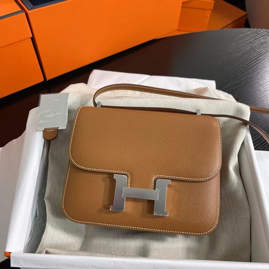 Hermes Constance 19cm, CK 37, Epsom