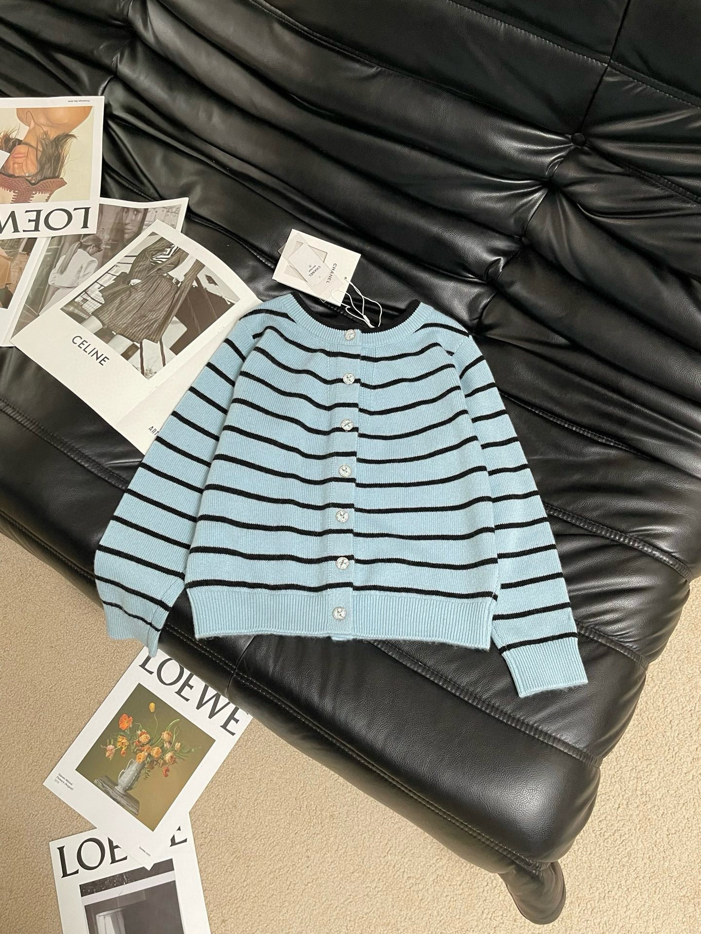 Chanel Crewneck Knit Cardigan