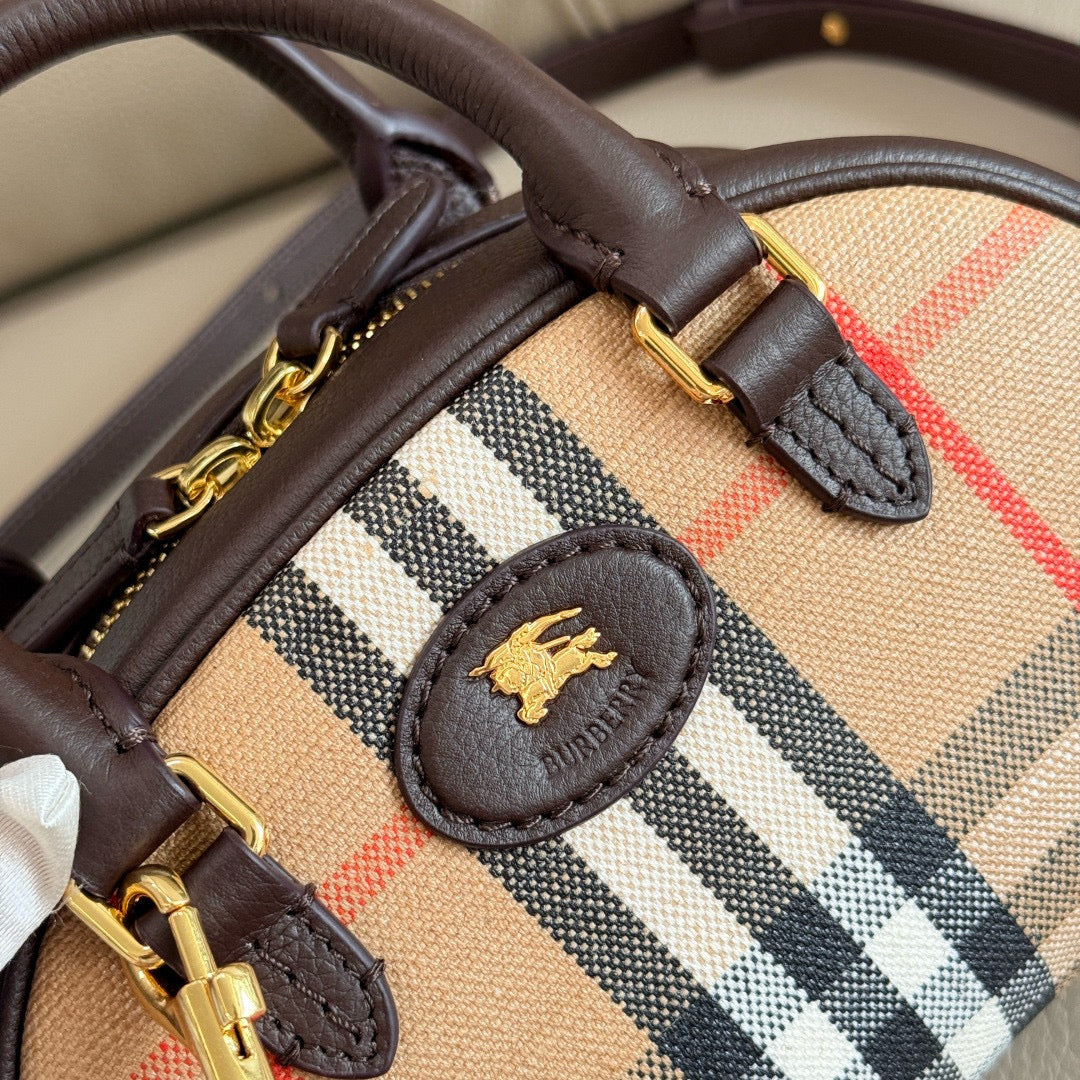 Burberry Mini Highlands Bowling Bag
