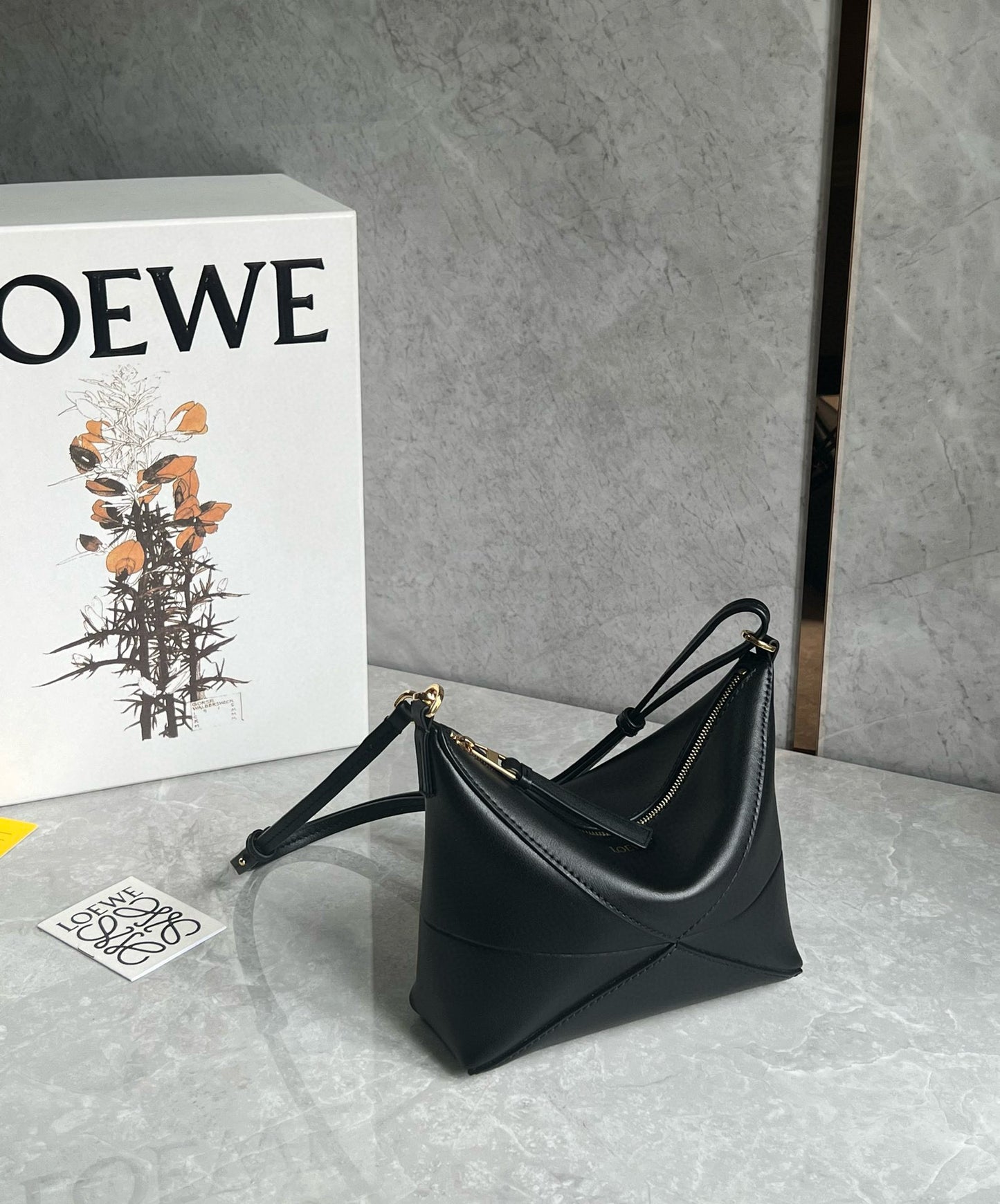 Loewe Puzzle Fold Pouch Mahjong Bag(23x6.5x15.5cm)