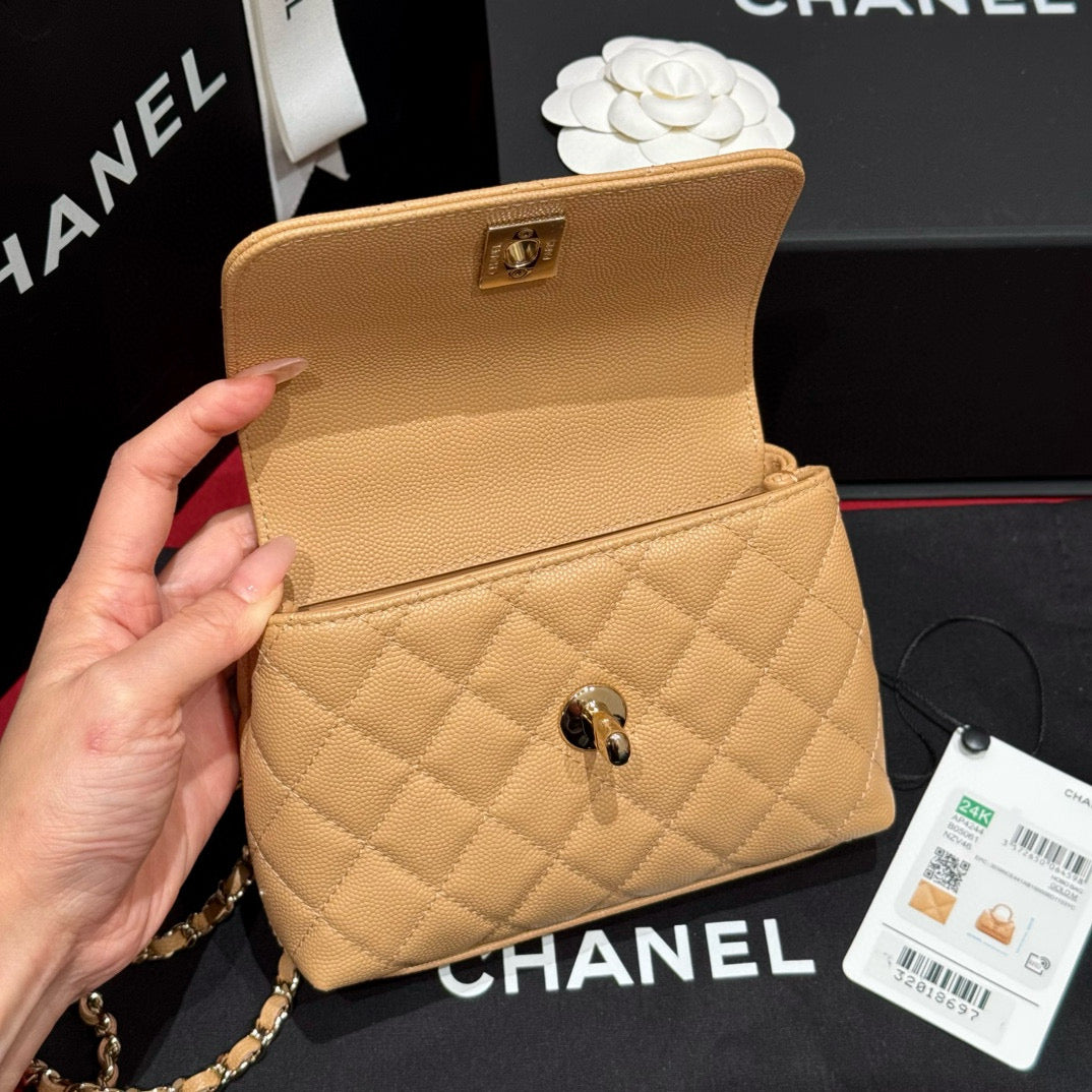 Chanel 24K Nano Coco Handle (11.5x14.5x5.5cm)