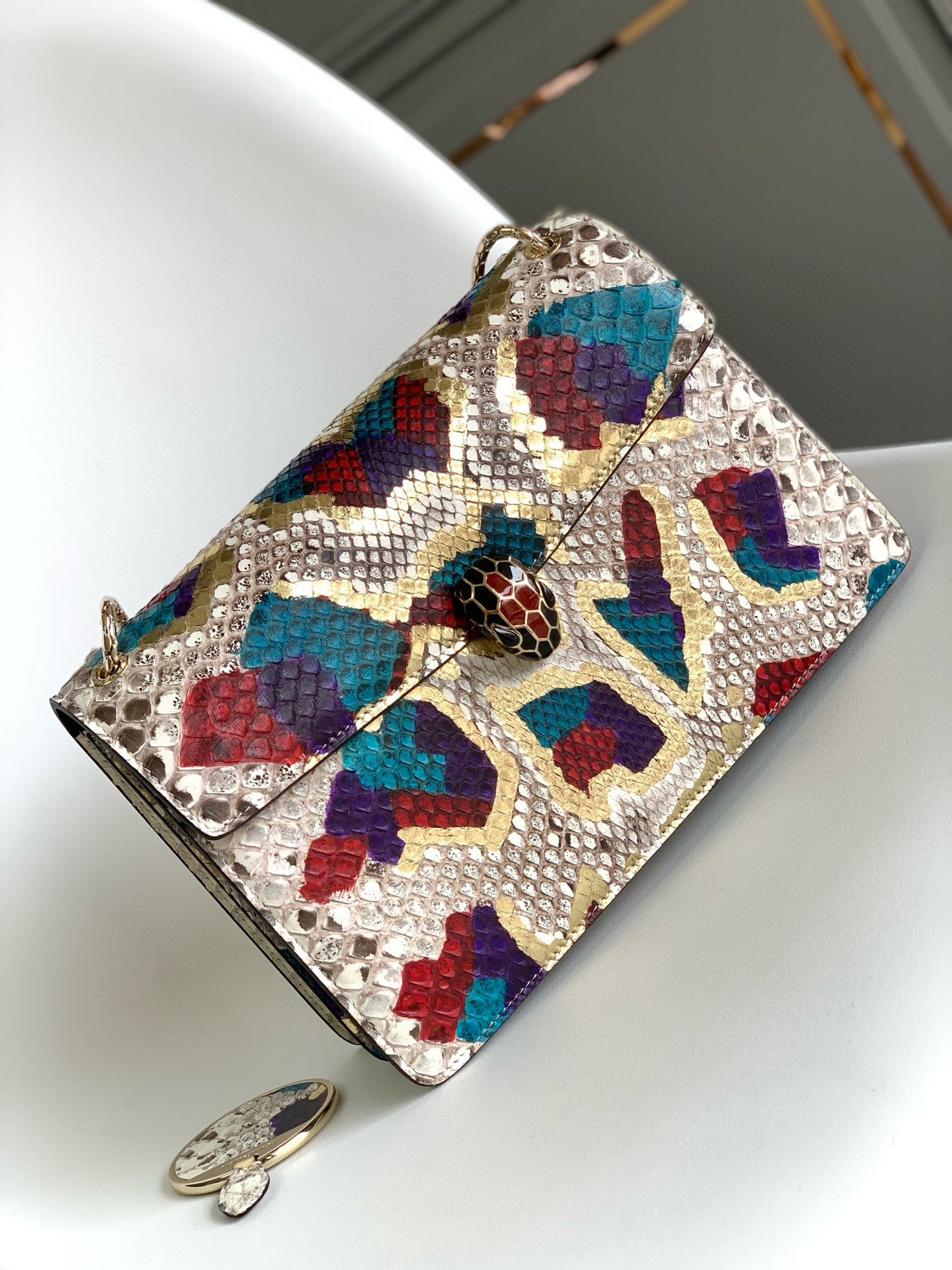 Bvlgari Serpenti Forever Bucket Bag(27CM*7CM*18CM)