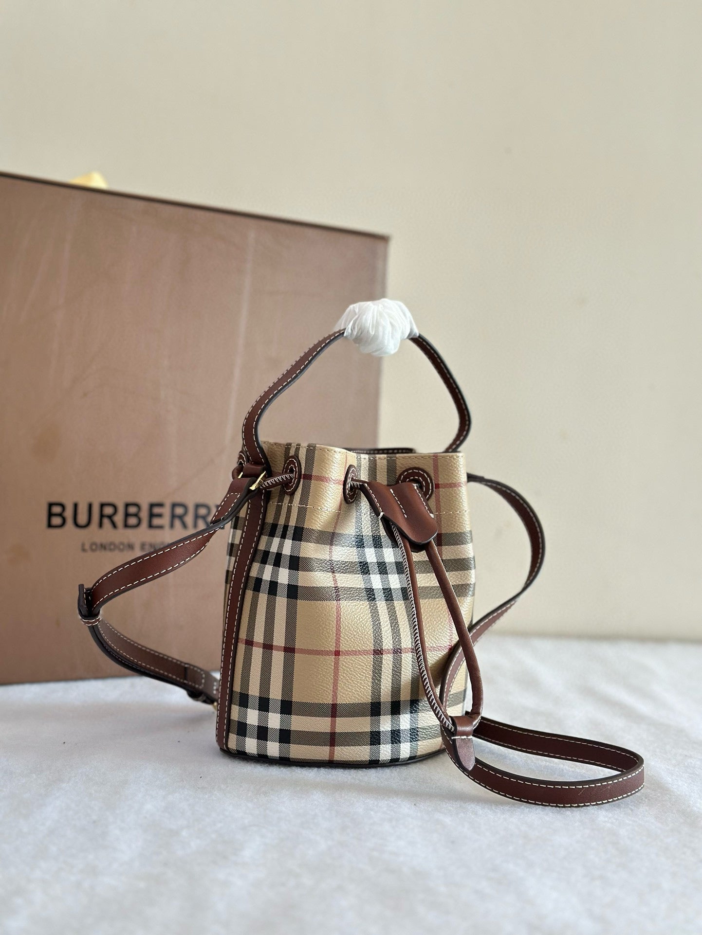 BBR Check Bucket Bag
