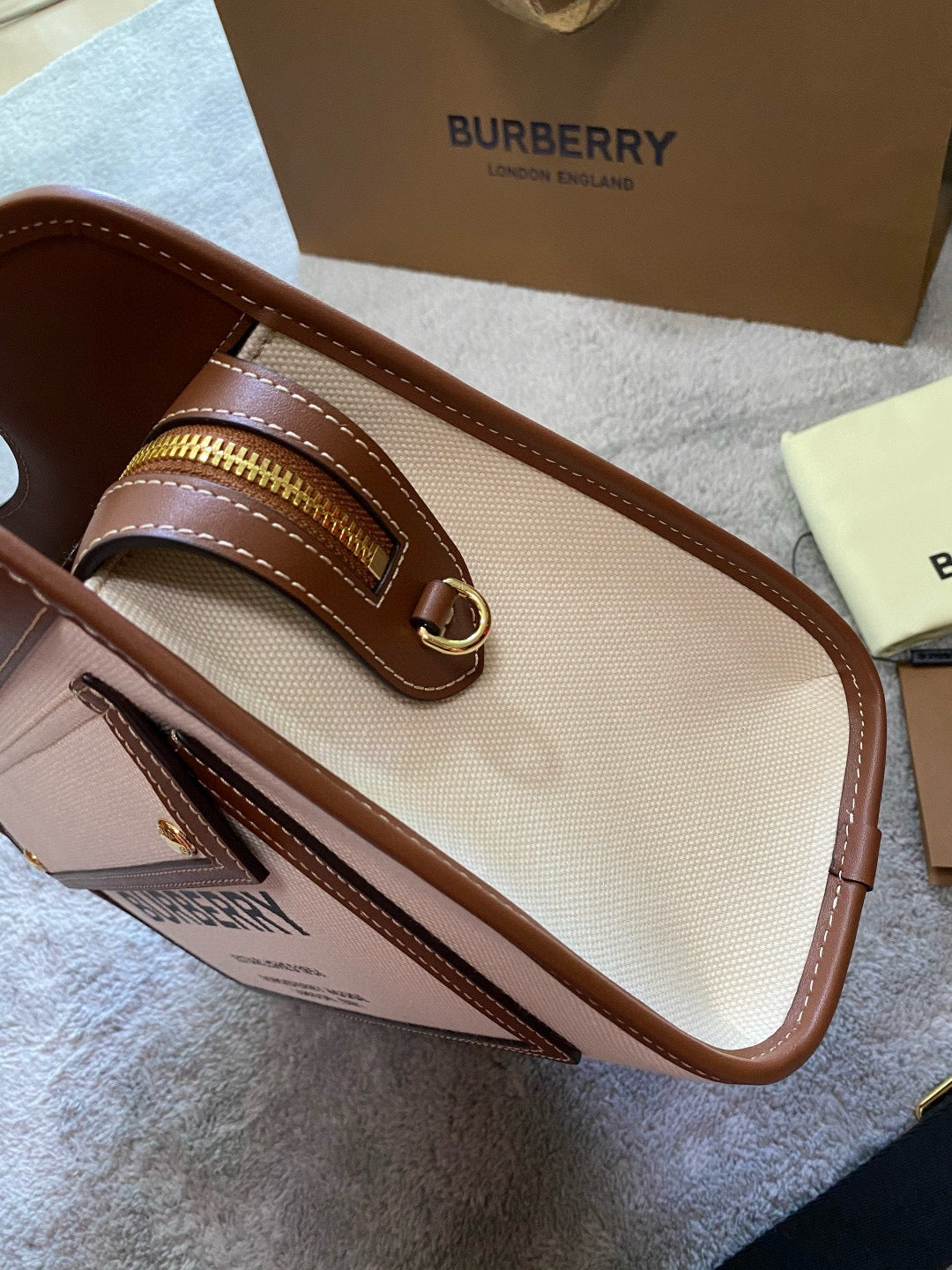 Burberry Mini Pocket Tote Bag