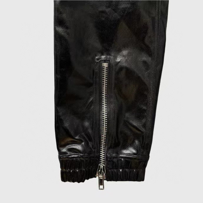 Rick Owen Leather Long Pants