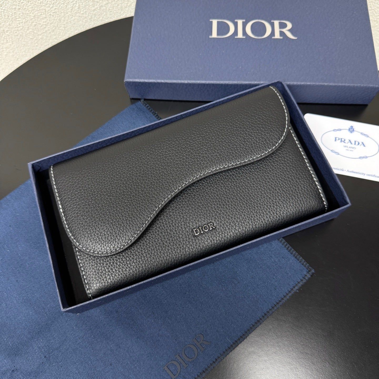 Dior Long Flap Wallet