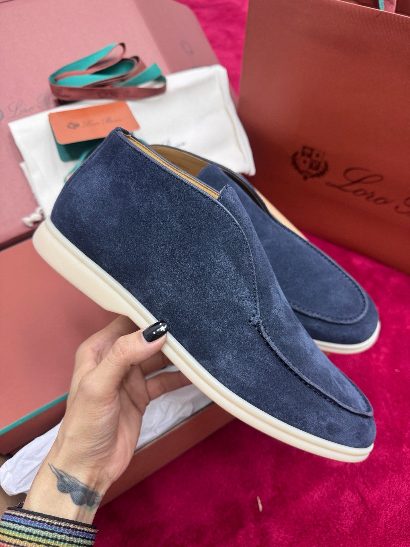 Loro Piana Open Walk Loafers