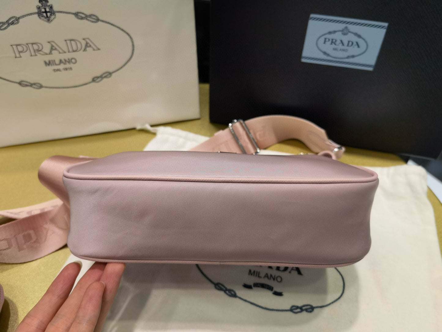 PD Re-Nylon Saffiano Bag