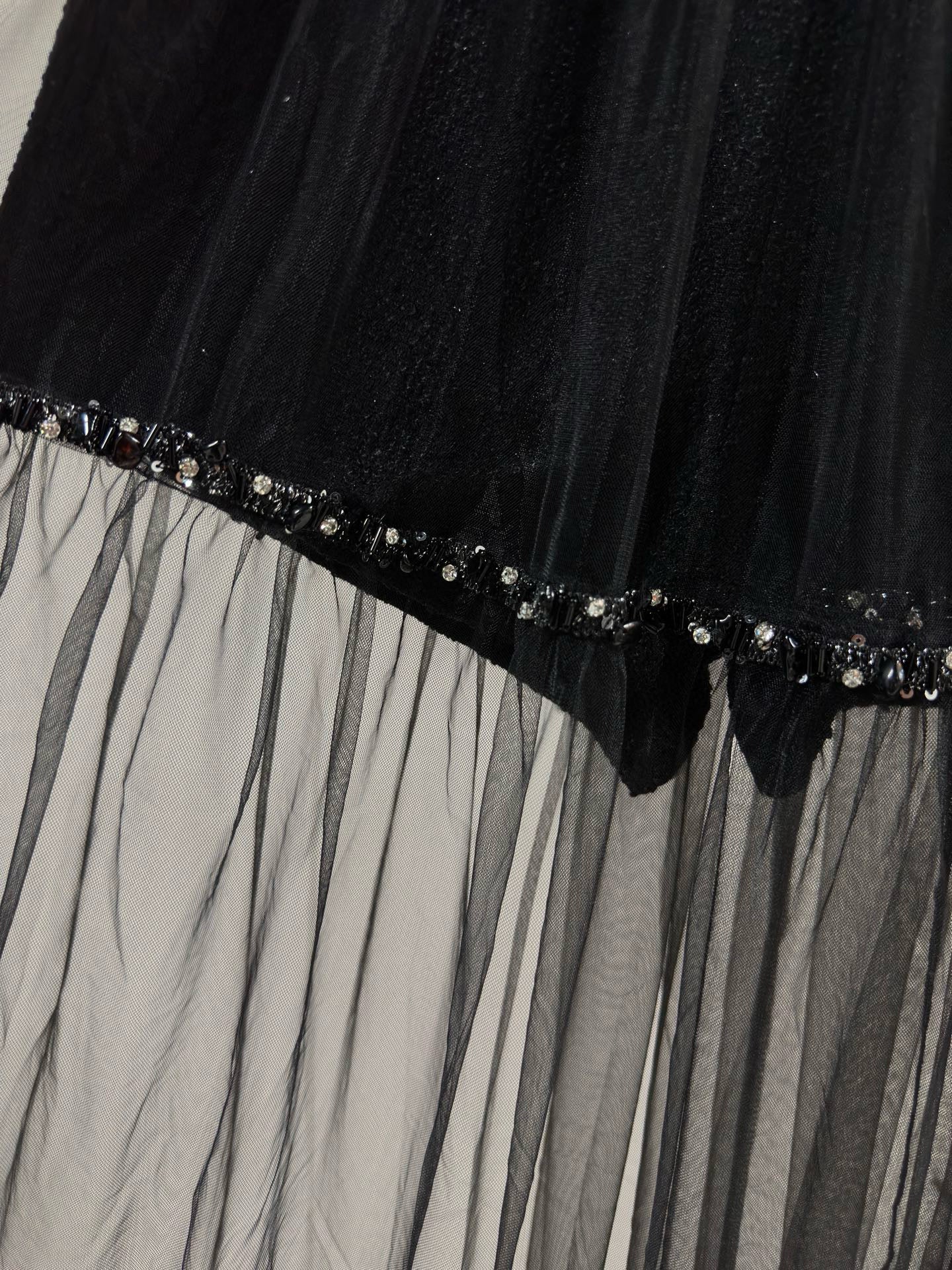 Chanel Sheer Layered Skirt