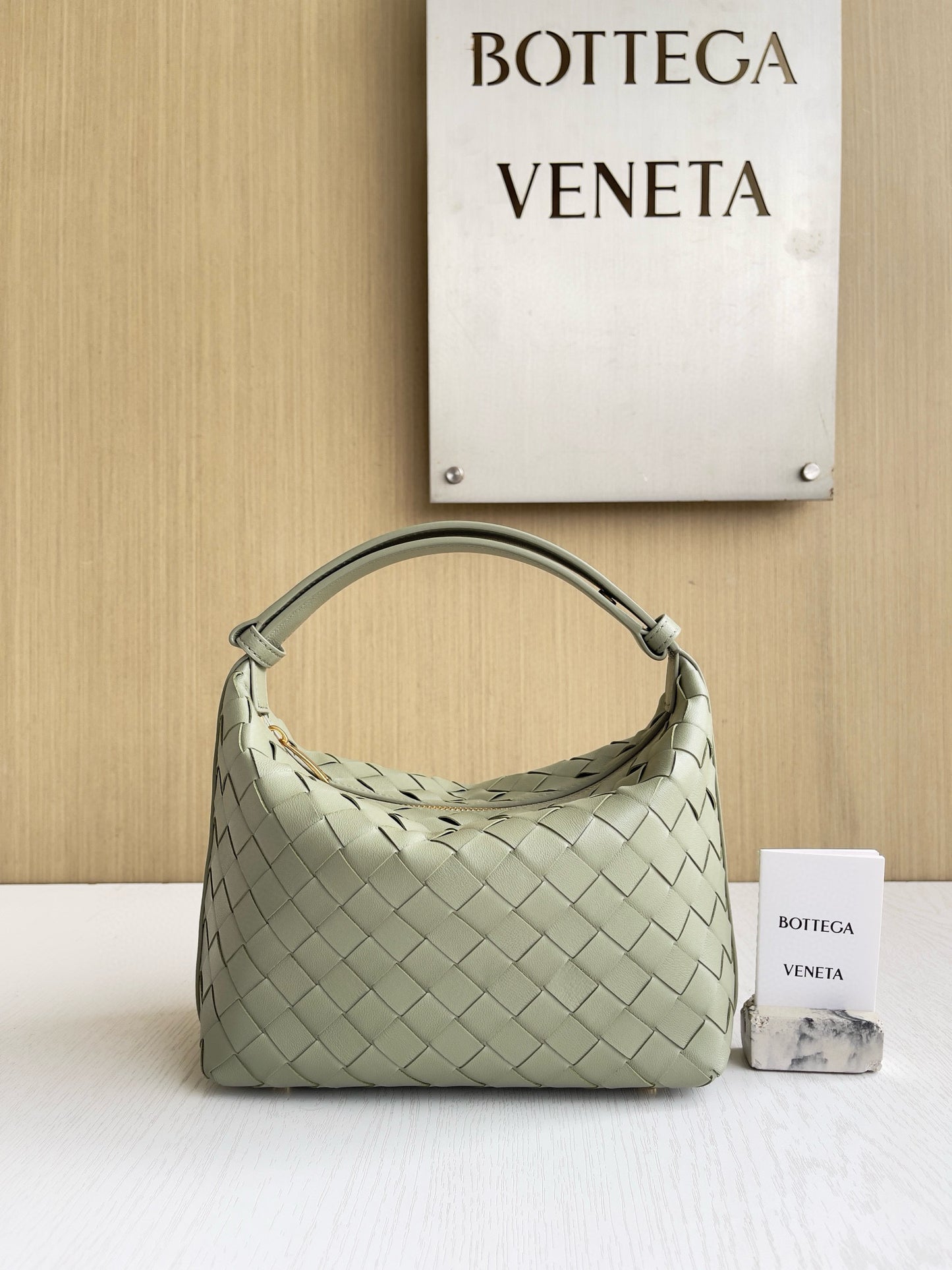 BV Wallace Intrecciato Shoulder Bag