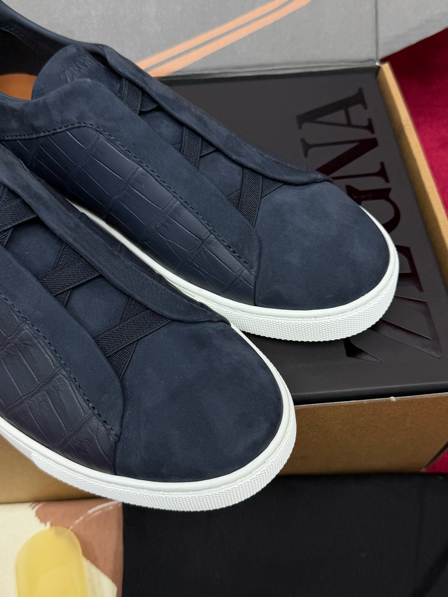 Zegna Alligator Sneakers