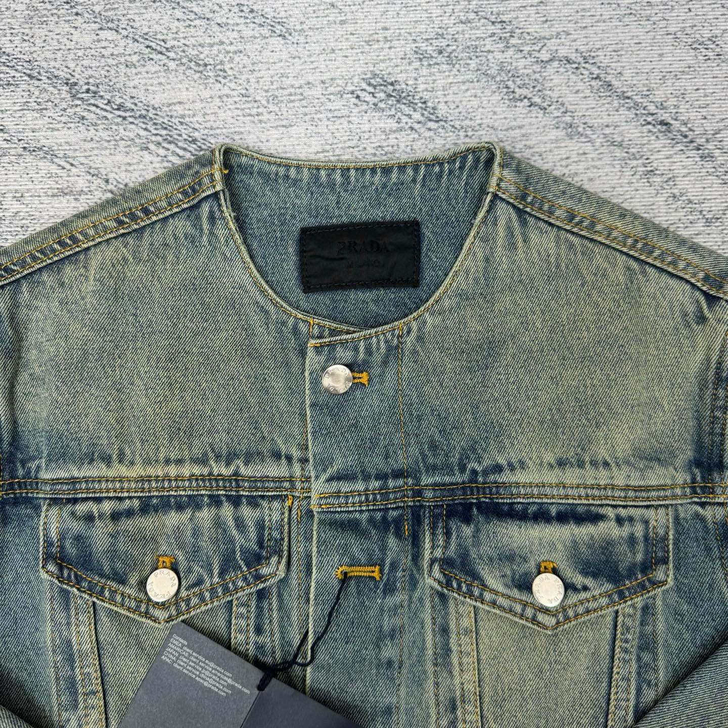 Prada Denim Blouson Jacket