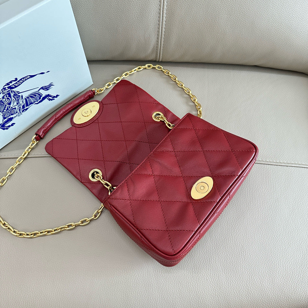 BB Quilted Crossbody Bag