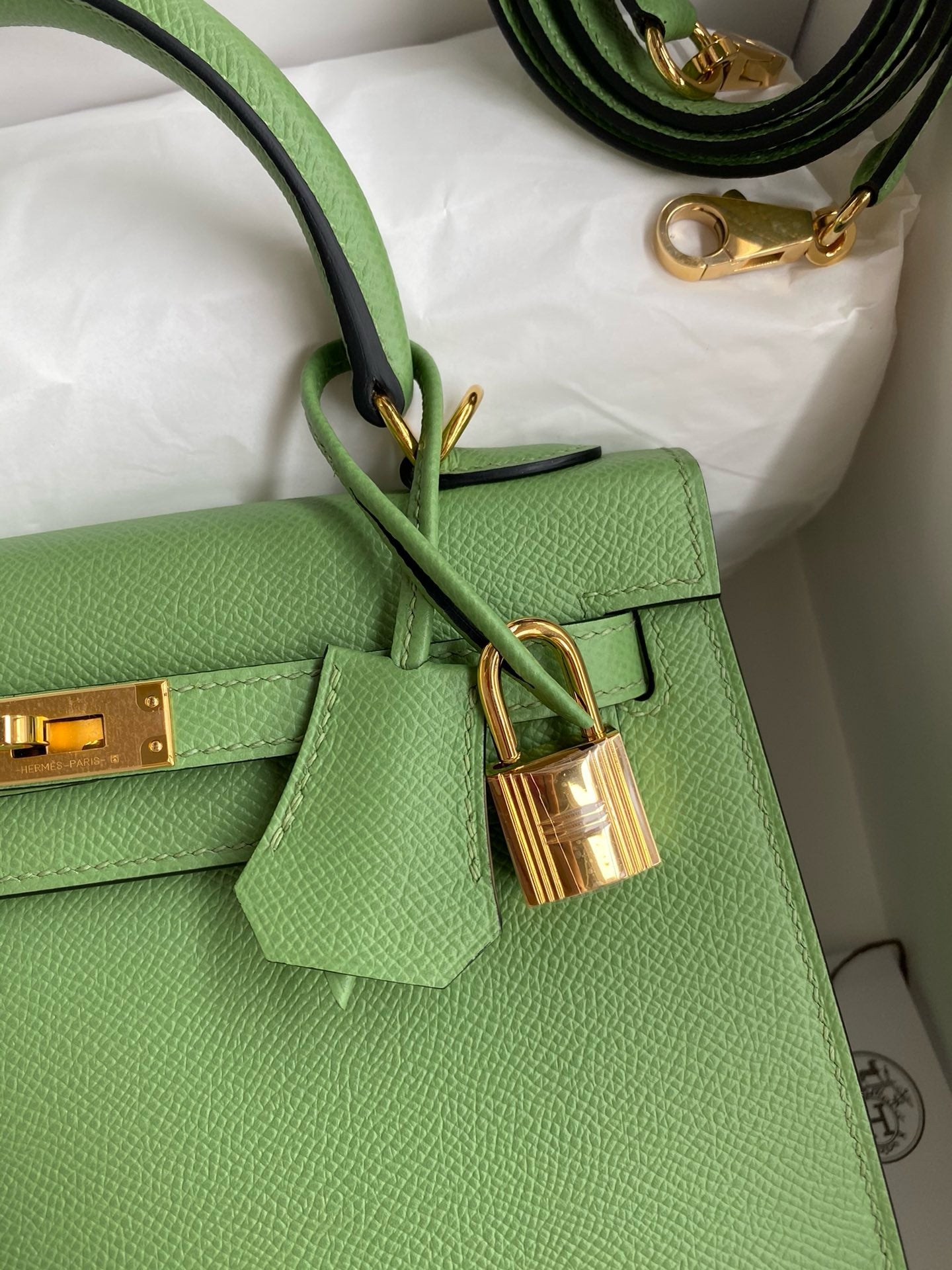 Hermes Kelly, 25cm, 3I, Epsom