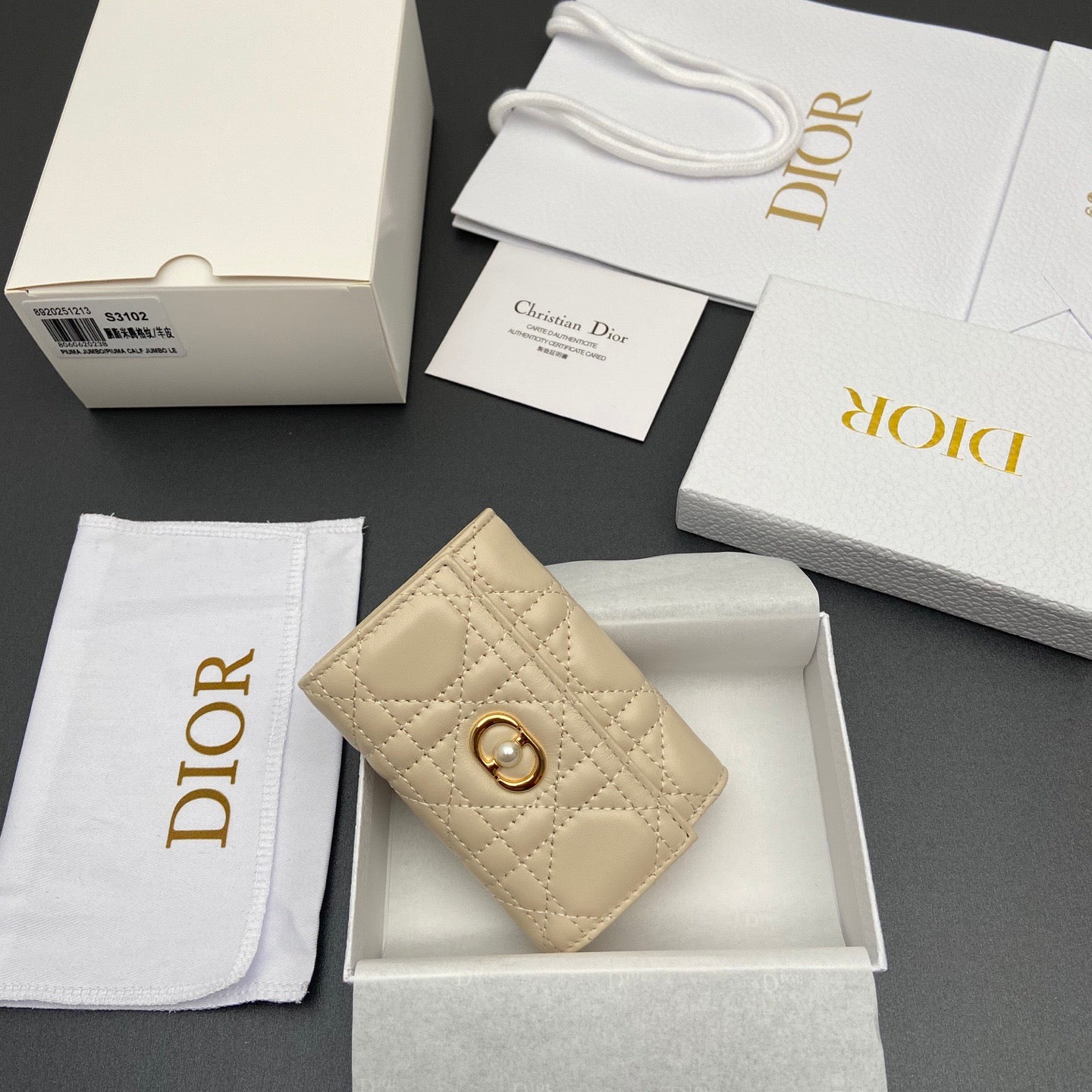 Dior Jolie Glycine Wallet