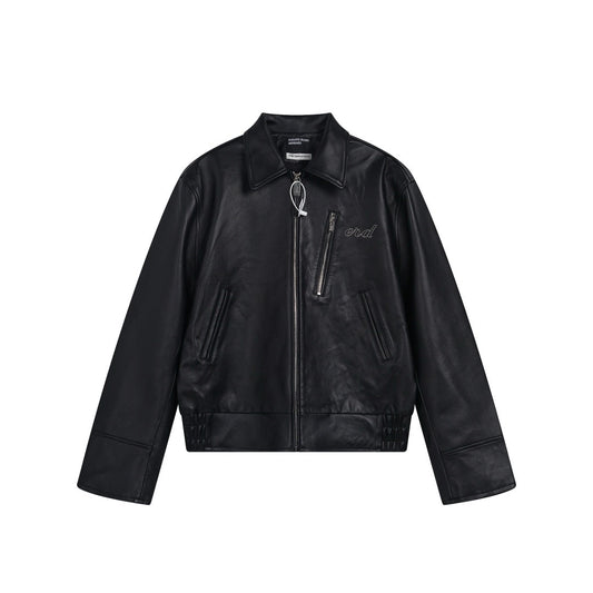 Enfants Riches Déprimés Zip-Up Leather Jacket