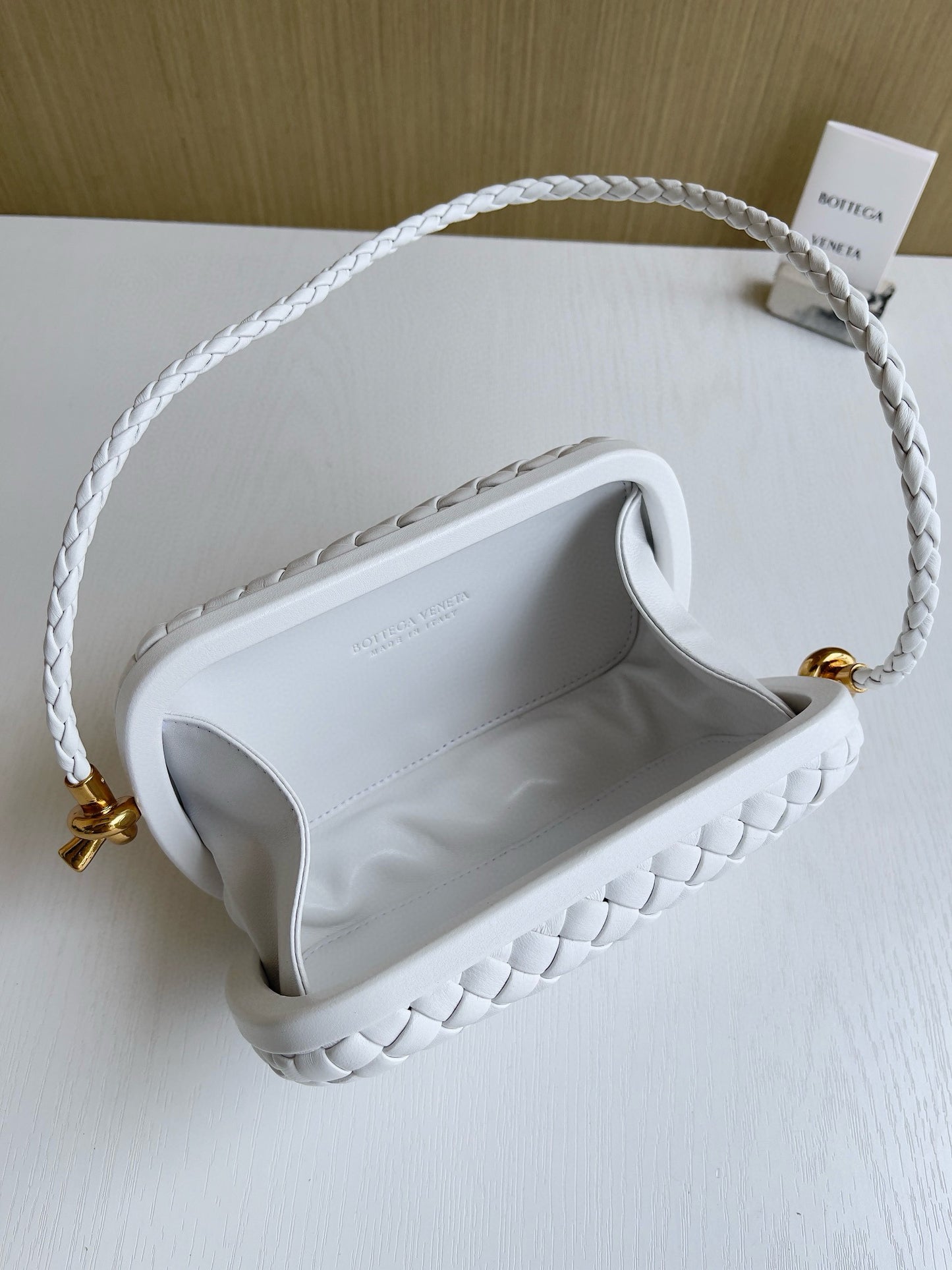 BV Knot Foulard Intrecciato Shoulder Bag