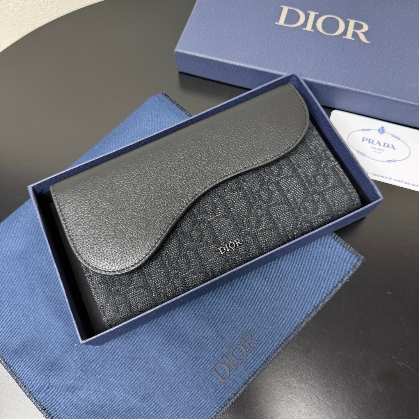 Dior Long Flap Wallet